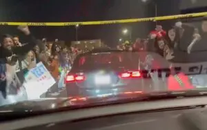 Asuka's Vehicle Swarmed By WWE Fans While Trying To Leave Live Event