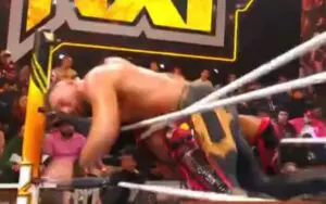 Bloody Botched Spot Breaks Turnbuckle During 12/12 WWE NXT Bloody Botched Spot Breaks Turnbuckle During 12/12 WWE NXT