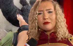 Nikkita Lyons Spotted In Knee Brace After Injury Return