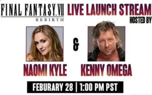 Kenny Omega To Play Host To 2/28’s Final Fantasy VII: Rebirth Launch Stream Kenny Omega To Play Host To 2/28's Final Fantasy VII: Rebirth Launch Stream