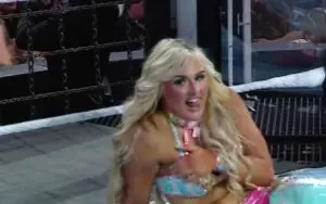 Tiffany Stratton Shocked To Hear Chants For Herself During Men’s Elimination Chamber Match Tiffany Stratton Shocked To Hear Chants For Herself During Men's Elimination Chamber Match