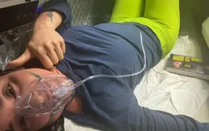 Raquel Rodriguez Undergoing Hyperbaric Oxygen Therapy to Treat MCAS