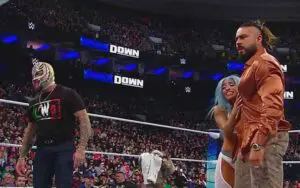 Andrade Sides with Rey Mysterio & LWO on 4/5 WWE SmackDown