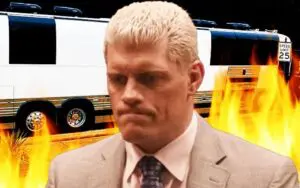 Cody Rhodes Reveals His Tour Bus Caught Fire Ahead of WrestleMania 40