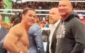 John Cena & Randy Orton Reunite at WWE WrestleMania 40 Sunday in Unseen Footage
