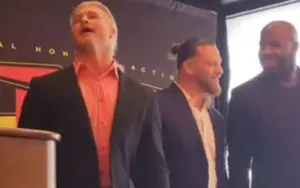 Nic Nemeth Drops Down Brian Myers at TNA Rebellion Press Conference