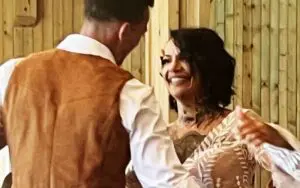 Footage of Ruby Soho and Angelo Parker Dancing at their Wedding Ceremony