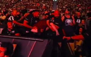 Footage of Security Dragging Fan Out of Arena During 5/11 AEW Collision