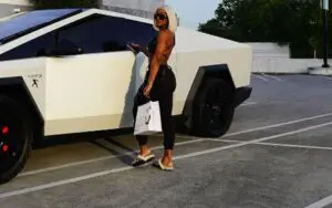 Jade Cargill Flexes New Tesla Cybertruck