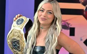 Liv Morgan Flaunts WWE Women's World Title at 'Bad Boys 4' Red Carpet Event