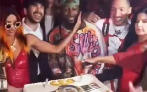 Mercedes Mone Celebrates TBS Title Victory with Tony Khan After 2024 AEW Double or Nothing