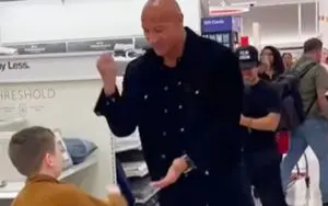 The Rock Vows Payback After Losing Impromptu Game to Young Fan