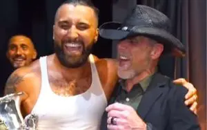 Tony D'Angelo Celebrates Heritage Cup Victory with Shawn Michaels After 5/14 WWE NXT