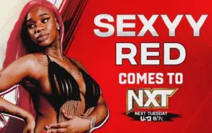 WWE Confirms Sexxy Red’s 5/28 NXT Appearance WWE Confirms Sexxy Red's 5/28 NXT Appearance