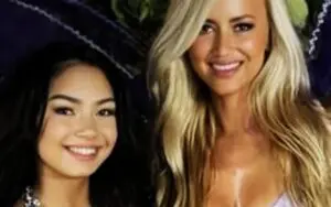 AEW’s Skye Blue Spotted With Ex-WWE Star Summer Rae at Miami Swim Week