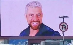 Joe Hendry Featured on Giant Billboard Near WWE Clash at the Castle Venue