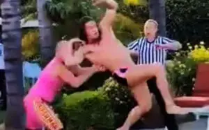 Matt Riddle Pays Tribute to Randy Orton with RKO Into Pool at Indie Event