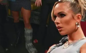 Maxxine Dupri Sporting Walking Boot Ahead of 2024 WWE Clash at the Castle