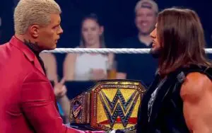 WWE's Plans for Cody Rhodes & AJ Styles Feud Revealed