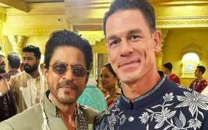 John Cena Links Up with Bollywood Actor Shah Rukh Khan at High-Profile Wedding