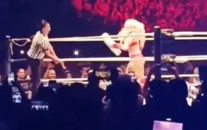 Tiffany Stratton Attempts to Cash in Money in the Bank Briefcase at WWE Live Event