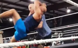 Tommaso Ciampa Succeeds in Hitting RKO on Unsuspecting Talent During Training Montage