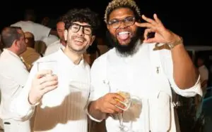 Tony Khan Attends Michael Rubin's Star-Studded White Party