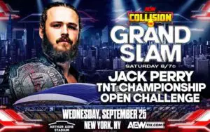 Jack Perry to Defend AEW TNT Championship at Collision Grand Slam