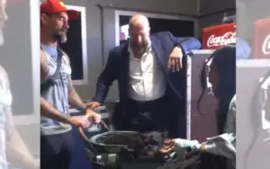 Triple H & Bianca Belair Welcome CM Punk's Dog Larry Backstage In WWE