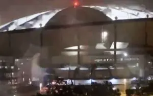 Tampa Bay Rays Respond After Hurricane Milton Tears Roof Off Former WWE Thunderdome Home Tropicana Field