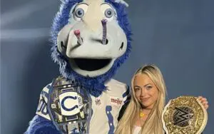 Liv Morgan Links Up With Indianapolis Colts Mascot