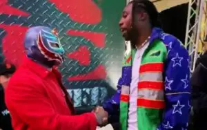 Rey Mysterio and Olympic Champ Noah Lyles Link Up at ComplexCon