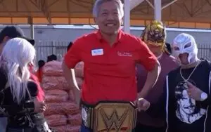 Rey Mysterio, Zelina Vega, and Dragon Lee Team Up for Thanksgiving Food Drive