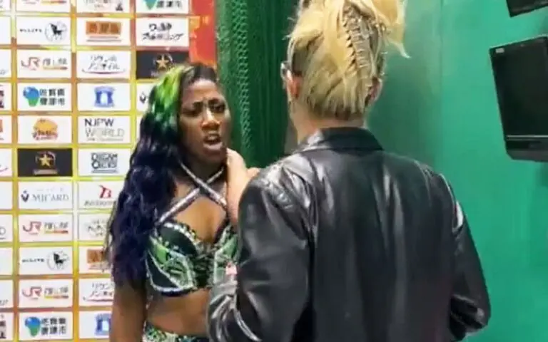 Athena and Thekla Involved in Heated Altercation After NJPW Wrestle Dynasty Athena and Thekla Involved in Heated Altercation After NJPW Wrestle Dynasty