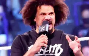Carlito Explains Reason for WWE In-Ring Absence