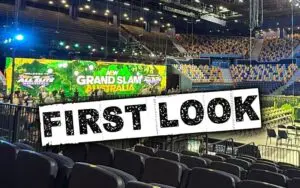 First Look at AEW Grand Slam: Australia Setup Inside Brisbane Entertainment Centre