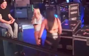 Liv Morgan Flips Off Fan Who Proclaimed Love for Her During 2/17 WWE RAW