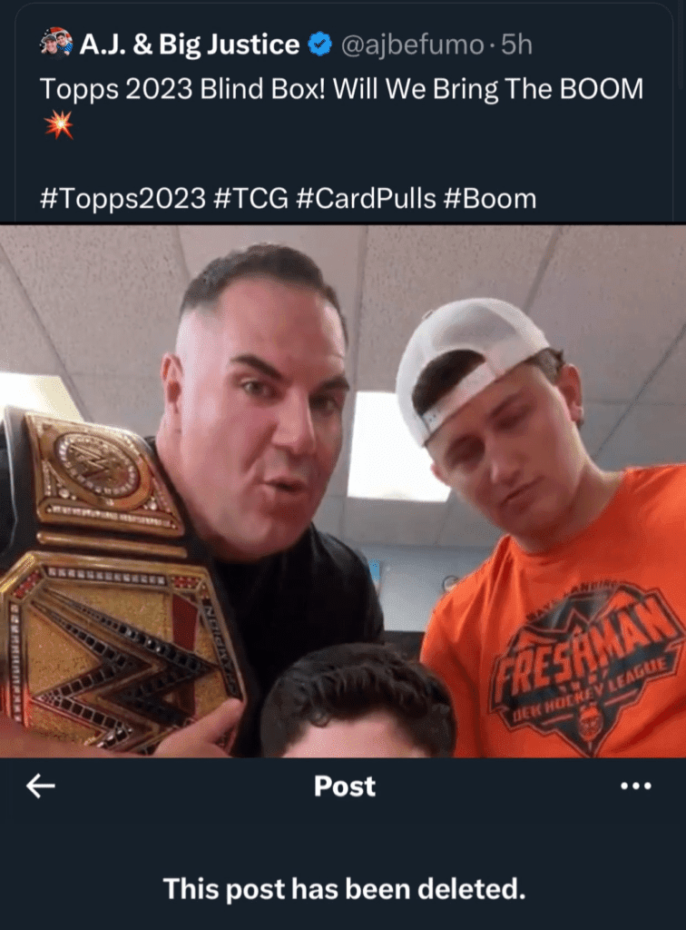 Truth Behind "Big Boom" AJ Holding Replica WWE Title Belt in Viral Ad