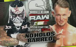 IC Title Match & No Holds Barred Match Booked for 3/17 WWE RAW in Brussels