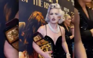 Mariah May Attacks Toni Storm at Queen of the Ring Red Carpet Event
