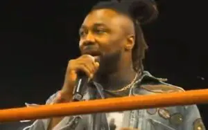 Swerve Strickland Shows Up for Chris Bey Despite Not Being Medically Cleared