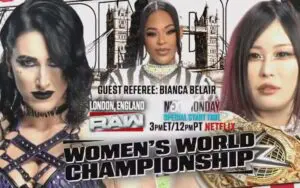 Women's World Title Match & More Booked For March 31 WWE RAW In London