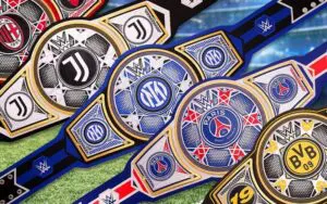 WWE Drops New Custom Championship Belts for Top European Football Clubs WWE Drops New Custom Championship Belts for Top European Football Clubs