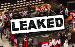 Leaked Photo Shows Superstars Rehearsing Before WWE RAW Broadcast