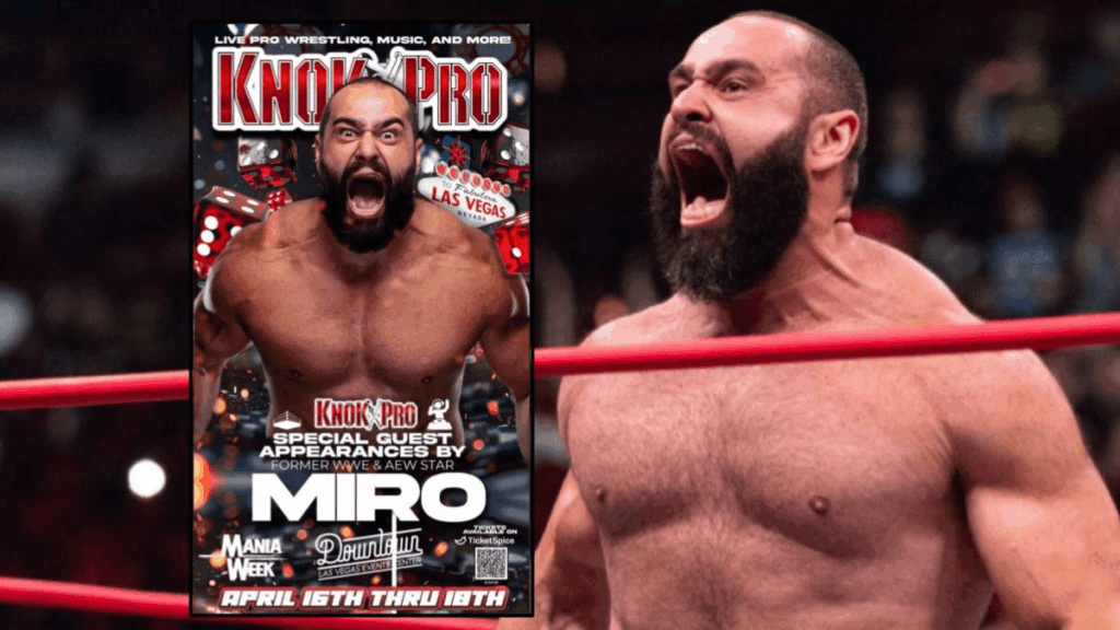 Miro Confirmed for WrestleMania Weekend Event Ahead of WWE Return