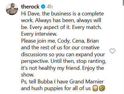 The Rock Responds to Accusation He Threw Triple H Under the Bus After WrestleMania 41