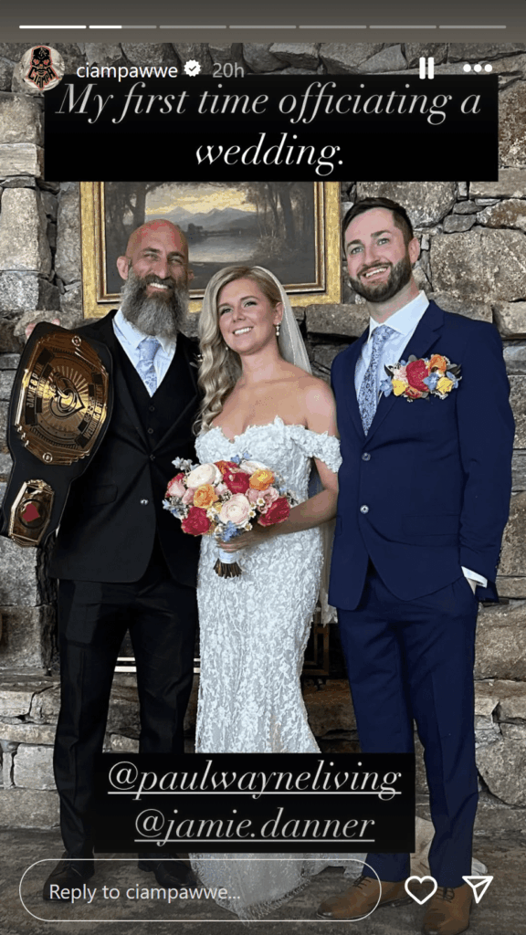 Tommaso Ciampa Shows Off New Championship—But It's Not from WWE