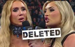 WWE Deletes Charlotte Flair and Tiffany Stratton’s Off-Script Segment Clip from SmackDown