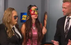 Chelsea Green Rocks Bedazzled Face Mask After Broken Nose on WWE SmackDown