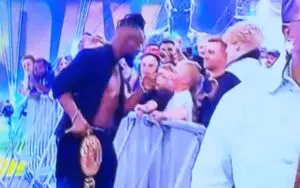 Kofi Kingston Reacts to Kid Hitting Him During May 12 WWE RAW